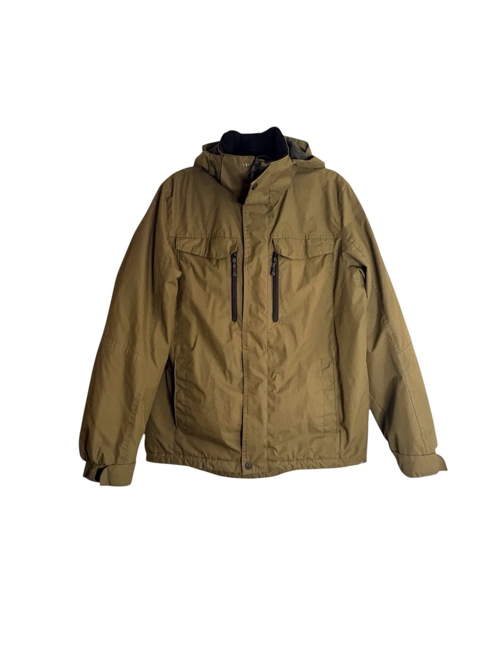 ZeroXposur Men's Winter Ski Snowboard Jacket Olive Green Hooded